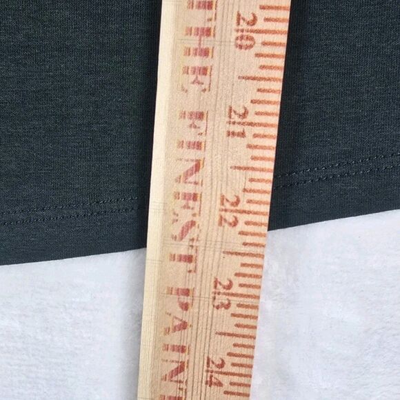 Universal Standard Ashley Cap Sleeve Tee 4XS (0-00) Forest Green Pima Cotton - Picture 8 of 10